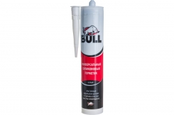 Герметик Bull силиконовый белый универсальный (280мл)