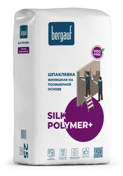 Шпаклевка финишная на полимерной основе Bergauf SILK POLYMER+ , 25 кг