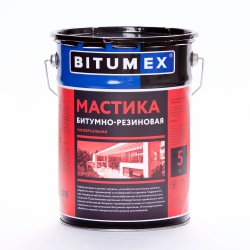 Мастика BITUMEX битумо-резиновая, 5 кг