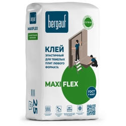 Клей эластичный для тяжелых плит любого формата Maxiflex, 25 кг,